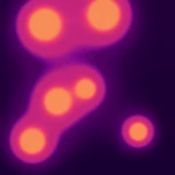 LAVA LOUNGE: A lava lamp the size of the wall, breathing with the bass